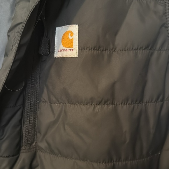 Carhartt Gilliam Jacket Black Youth Large 12/14 EUC Insulated Warm - Picture 4 of 16